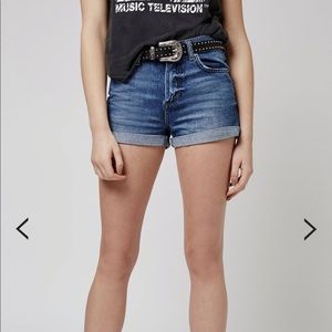 Topshop MOTO Vintage Rosa Shorts